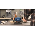 Elektrická dvoukotoučová stolní bruska a leštička Flexidrive Scheppach HG 35