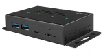 Lindy Metal Hub 4 Port černá / USB hub / USB-C / 4 porty / USB 3.2 Gen 2 / 10 Gbit/s (43094)