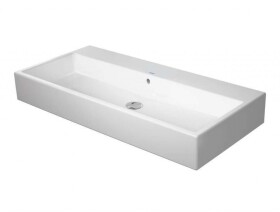 DURAVIT - Vero Air Umyvadlo 100x47 cm, s přepadem, bez otvoru pro baterii, WonderGliss, bílá 23501000281