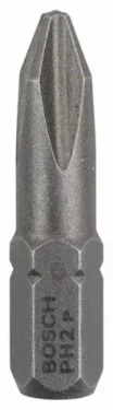 BOSCH 2607001511 / Šroubovací bit zvlášť tvrdý Extra-Hart / PH2 / 25 mm / 3 ks (2607001511)