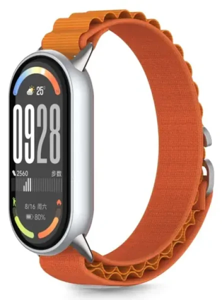 Tech-Protect Nylon Pro Strap oranžová / Řemínek / pro Xiaomi Smart Band 8, 9, 10 / NFC