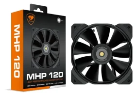 COUGAR MHP 120 LED černá / Ventilátor / 120 mm / 1 ks / 2000 RPM / 82,48 CFM / 34,5 dB (CGR-CF-MHP12HB)