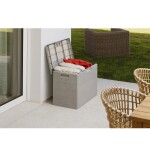 TOOMAX WOODYS zahradní plastový úložný box 160 L - světle šedá