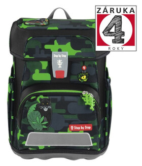 Školní aktovka CLOUD Black Cat Chiko 5 dílný set, AGR certifikát