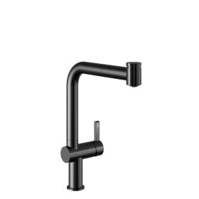 Dřezová baterie KWC Bevo E, 125355, Industrial Black 125355