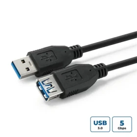 MicroConnect kabel USB3.0 A (M) - USB3.0 A (F) 3m černá / 5000Mbit/s (USB3.0AAF3B)