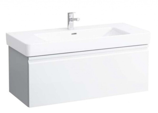 Laufen - Pro S Umyvadlová skříňka, 101x45x39 cm, 1 zásuvka, matná bílá H4835510964631