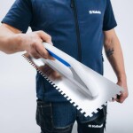 Hladítko nerez, zub 10 mm, 480 x 130 mm, pl/gum