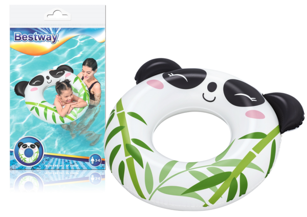 Bestway Bestway Nafukovací kruh do bazénu panda 76x85 cm
