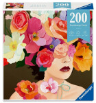 Puzzle Květinová hlava Růže 200 dílků