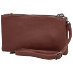 Stylová dámská koženková crossbody kabelka MaxFly Gimalli, coffee