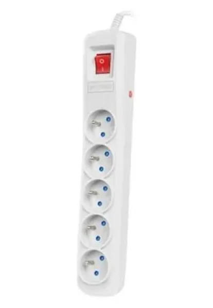 Armac ARC 5 šedá / Přepěťová ochrana / 5 zásuvek / 5 m kabel (ARC5/50/SZ)