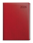 Týdenní diář 2026 Tomáš Vivella A4 bordó