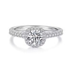 Stříbrný prsten Rinela MOISSANITE + CERTIFIKÁT, 57 Stříbrná