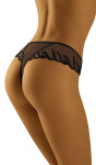 Dámská tanga model 17195039 black - Wol-Bar Barva: černá, Velikost: M