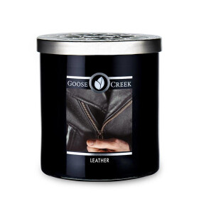 Goose Creek - Pánská kolekce - Kůže Aromatická svíčka ve skle 453 g