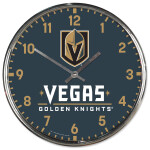 Wincraft Hodiny Vegas Golden Knights NHL Chrome Clock
