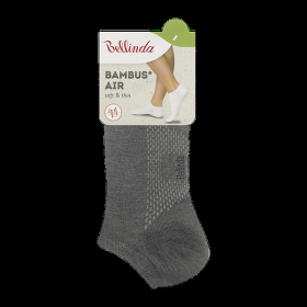 Krátké dámské bambusové ponožky BAMBUS AIR LADIES IN-SHOE SOCKS - BELLINDA - šedá 39 - 42