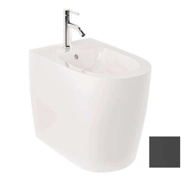 KLUDI - Resa R Stojící bidet, otvor pro baterii, matná černá 23BIB0239