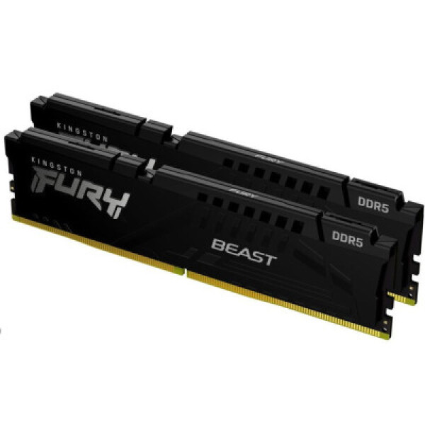 KINGSTON DIMM DDR5 64GB (Kit of 2) 5200MT/s CL40 FURY Beast Černá EDF_553184