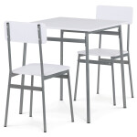 Jídelní set s 2 židlemi, 70x70x76cm, mdf AUT-O2122 WT