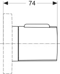 IDEAL STANDARD - Archimodule Prodloužení k ovládání průtoku (15 mm), neutrální A963738NU