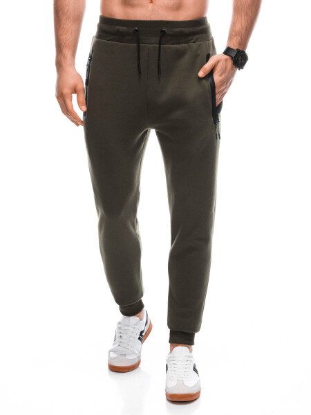 Edoti Men's sweatpants with zippered pockets EM-PASK-0102