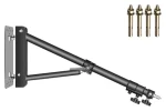 Neewer ST-WM130 / Nástěnné rameno / kov / 80-130 cm / nosnost 3 kg / závit 1/4" a 3/8" (ST-WM130)