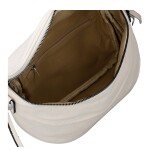 Módní dámská koženková ledvinka/crossbody Pola, béžová