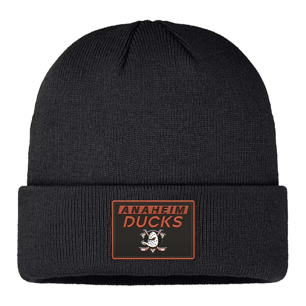 Fanatics Pánská zimní čepice Anaheim Ducks NHL Authentic Pro Rink Prime Cuffed Beanie