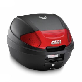 E300N2B kufr Givi černý s novým otevíráním tlačítkem (Monolock s vlastní plotnou), objem 30 ltr.