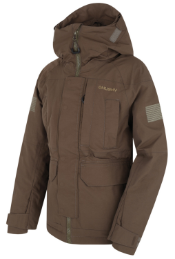 Dětská hardshell bunda Husky Nigalo deep khaki