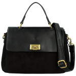 Módní dámská koženková kabelka do ruky Gabris, černá