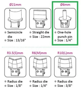 KW triO Razník pro KW triO 9521 6 mm (COK-09521-D6)