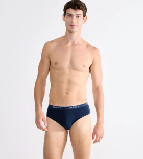 Pánské boxerky men Basic Midi - BLUE - modré 0080 - SLOGGI NIGHT BLUE 6