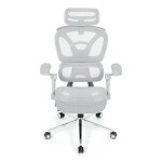 Kancelářská židle, synchronní mechanismus, šedá síťovina, KA-B2361 GREY