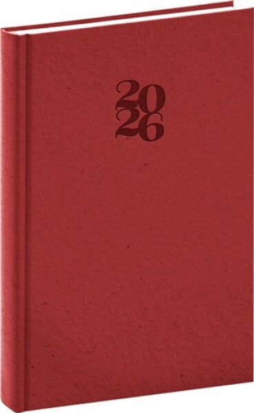 Denní diář Essenza 2026, třešeň