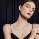 Choker náhrdelník se čtyřlístkem Ailith, Zlatá 36 cm + 5 cm (prodloužení)