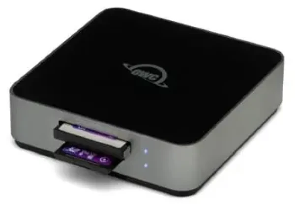 OWC Atlas Čtečka karet hliníková / externí / USB-C 3.2 Gen 2 / CFexpress, SD, SDHC, SDXC (CFF-1020-BK)