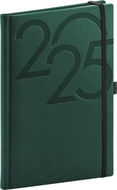 Diář 2025: Ajax zelený, týdenní, 15 21 cm