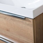 Mereo Mailo, koupelnová skříňka 121 cm, bílá, chrom madlo CN513S