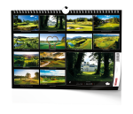 Nástěnný kalendář 2027 Baloušek Golf české resorty