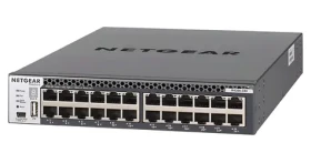 Netgear M4300 XSM4324CS-100NES / Switch / 24x RJ-45 10/100/1000 / 4x SFP+ 10GbE / bez PoE (XSM4324CS-100NES)