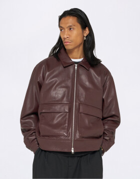 Edwin Dogma Jacket Brown Burgundy M
