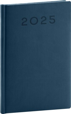 Diář 2025: Aprint Neo modrý, týdenní, 15 21 cm