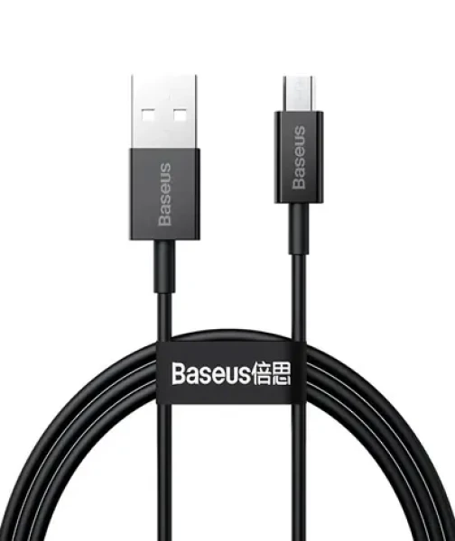 Baseus CAMYS-A01 Kabel USB-A (M) - Micro-USB (M) 2 m černá (CAMYS-A01)