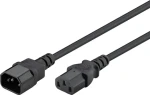 Goobay 39203 černá / Prodlužovací napájecí kabel / IEC C14 (M)-C13 (F) / 5 m (39203)
