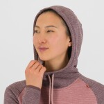 KARPOS W Camoscio W Hoodie, Deco Rose/Huckleberry velikost: S