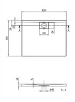 VILLEROY & BOCH - Architectura MetalRim Sprchová vanička, 80x100 cm, alpská bílá UDA1080ARA248V-01