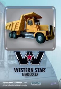 Papírový model - Sklápěč Western Star 6900XD